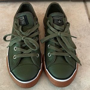 Leather Converse